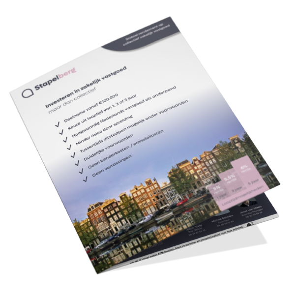 Brochure Stapelberg vastgoedfinancieringen